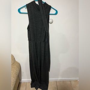 Grey cotton jump suit